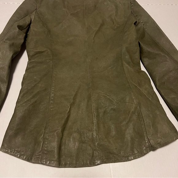 Jakett New York Leather jacket olive green - Picture 10 of 13